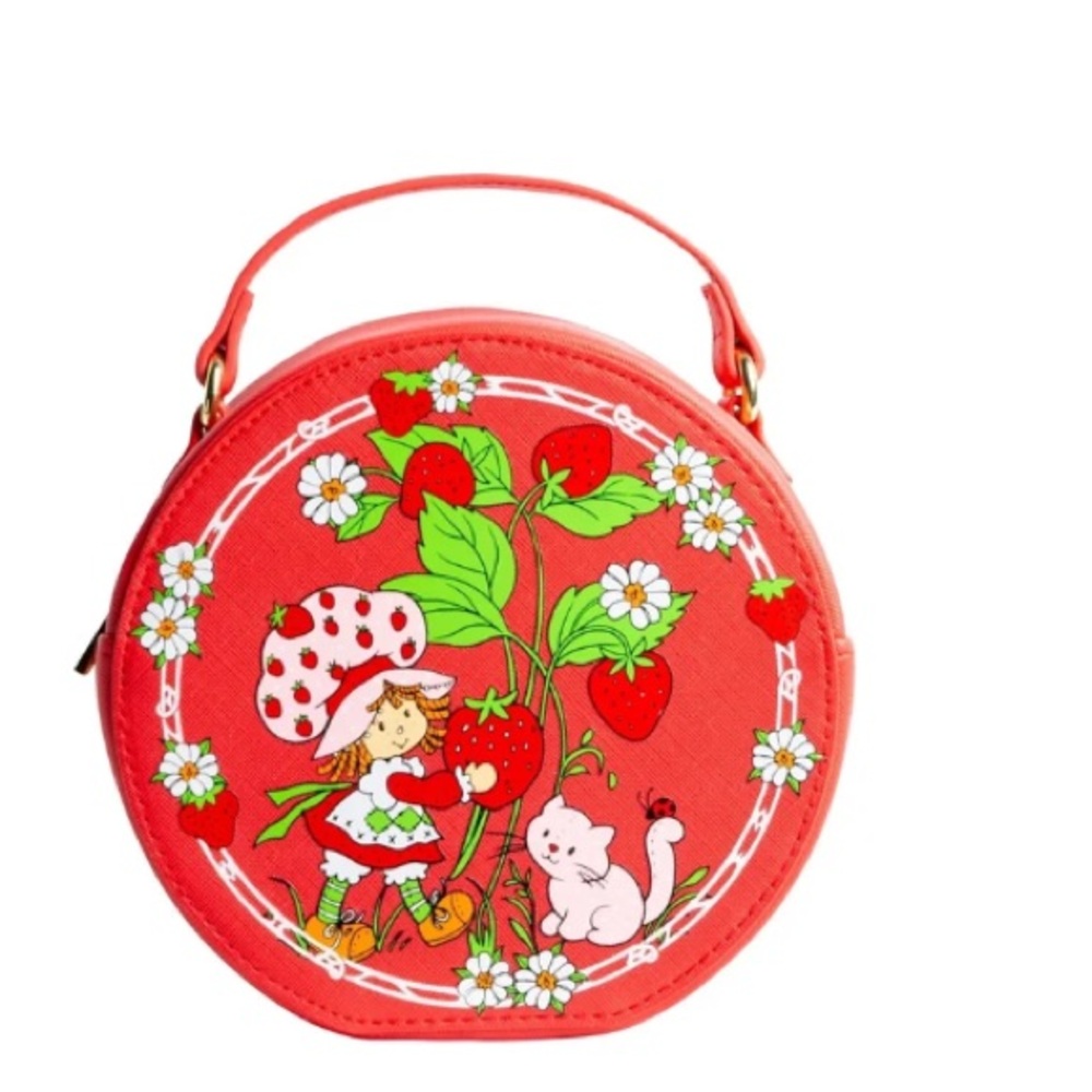 Strawberry Shortcake Berry Plucking Berries Crossbody Bag Purse